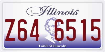 IL license plate Z646515
