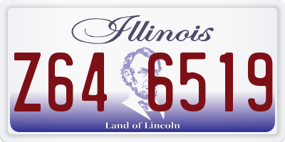 IL license plate Z646519