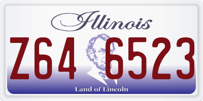 IL license plate Z646523