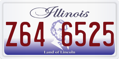 IL license plate Z646525