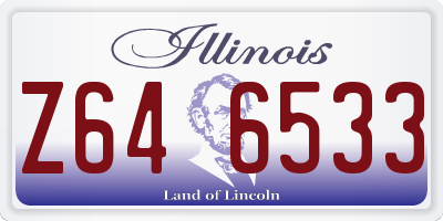 IL license plate Z646533