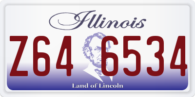 IL license plate Z646534