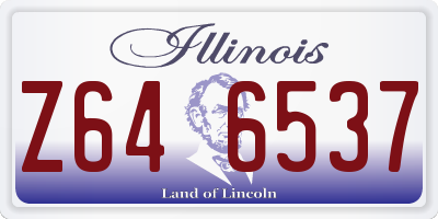 IL license plate Z646537