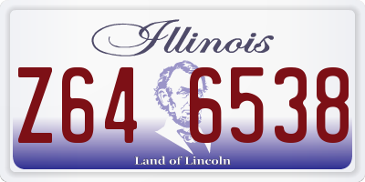 IL license plate Z646538