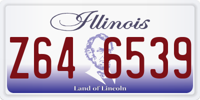 IL license plate Z646539