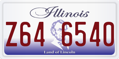 IL license plate Z646540