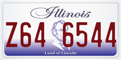 IL license plate Z646544