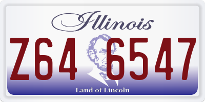 IL license plate Z646547