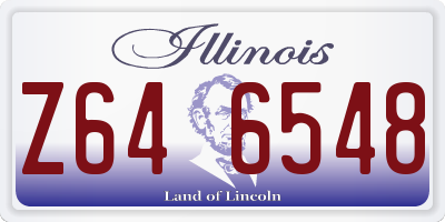 IL license plate Z646548