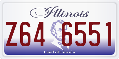 IL license plate Z646551