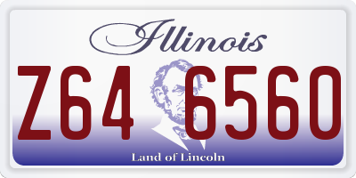 IL license plate Z646560
