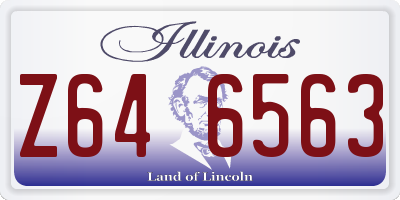 IL license plate Z646563