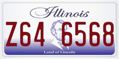 IL license plate Z646568