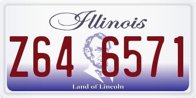 IL license plate Z646571