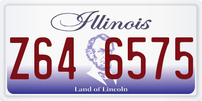 IL license plate Z646575