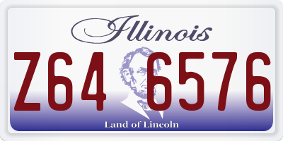 IL license plate Z646576