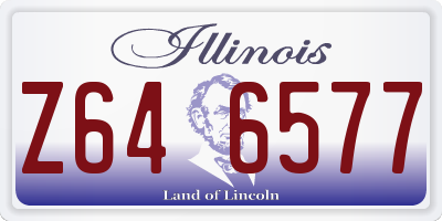 IL license plate Z646577