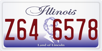 IL license plate Z646578