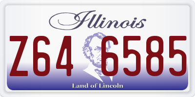 IL license plate Z646585