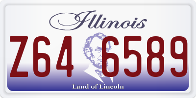 IL license plate Z646589