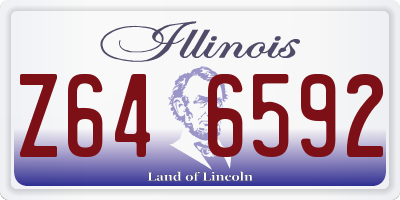 IL license plate Z646592