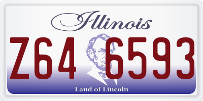 IL license plate Z646593
