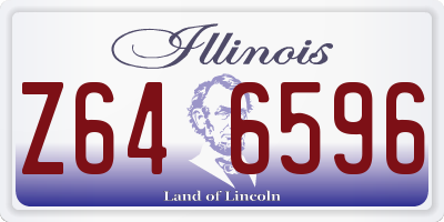 IL license plate Z646596