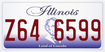 IL license plate Z646599
