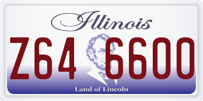IL license plate Z646600