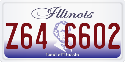 IL license plate Z646602