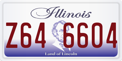 IL license plate Z646604