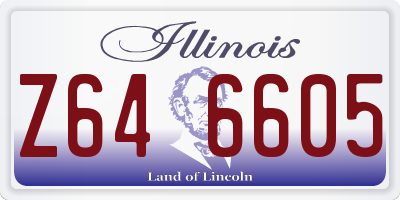 IL license plate Z646605