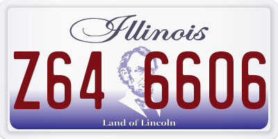 IL license plate Z646606