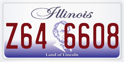 IL license plate Z646608