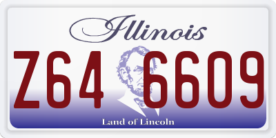 IL license plate Z646609