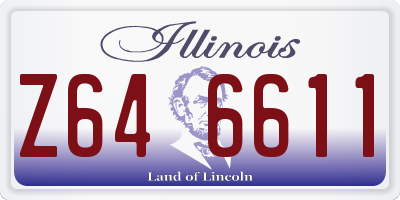 IL license plate Z646611