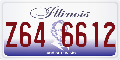 IL license plate Z646612