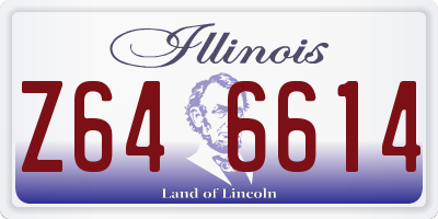 IL license plate Z646614