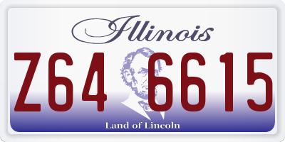 IL license plate Z646615