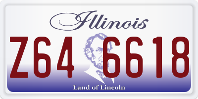 IL license plate Z646618