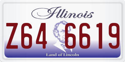 IL license plate Z646619