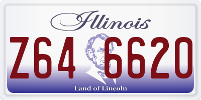 IL license plate Z646620