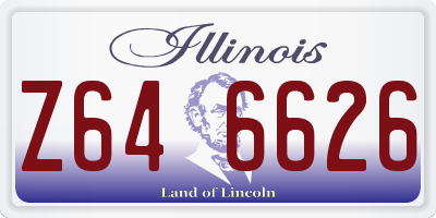 IL license plate Z646626