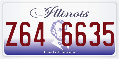 IL license plate Z646635
