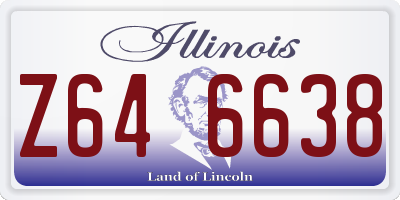 IL license plate Z646638