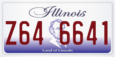 IL license plate Z646641