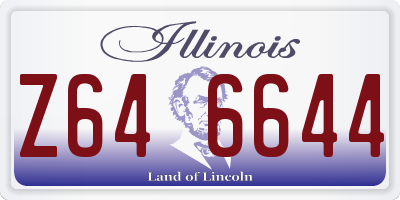 IL license plate Z646644