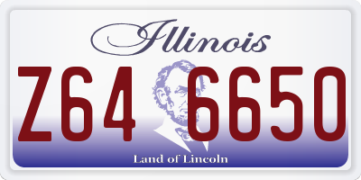 IL license plate Z646650