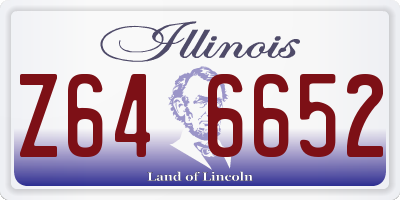 IL license plate Z646652