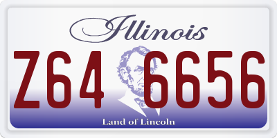 IL license plate Z646656